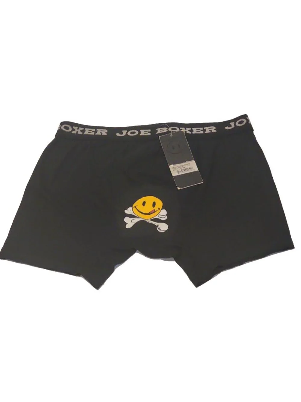 new vintage JOE BOXER s L LICKY n BONES Bullseye shorts Briefs Mens black cotton